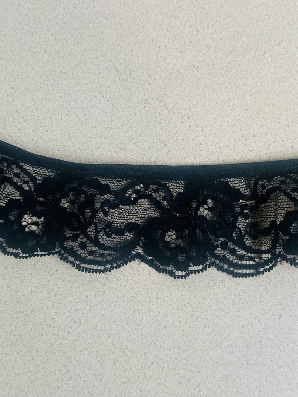Ruffle Black Lace Trim 2”inch-wide price per 3 Yards
